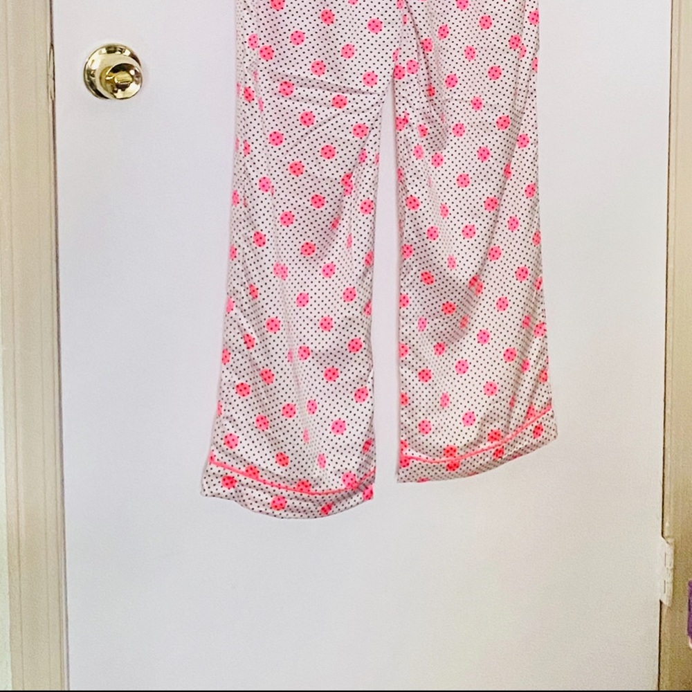 Victoria’s Secret: Sm Polka Dot Satin Sleep Pants - Picture 4 of 4